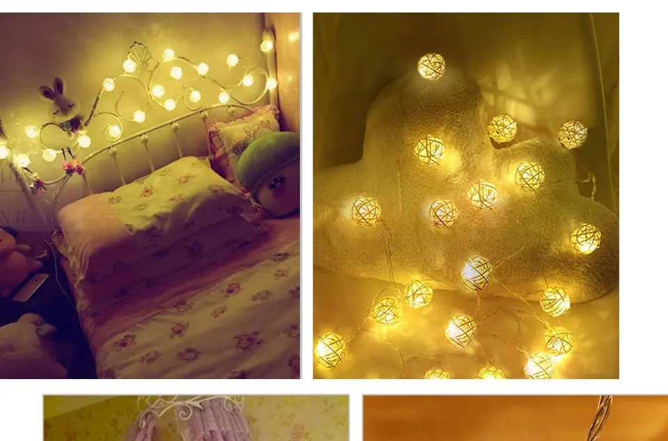 LED Rattan Balls Lights Led String Fairy Holiday Christmas Lights Outdoor Guirlande Window Lumineuse Exterieur Luces Decorativas (9)