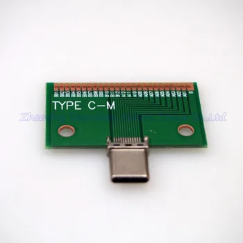 

10pcs USB3.1 TYPE C male connector test board