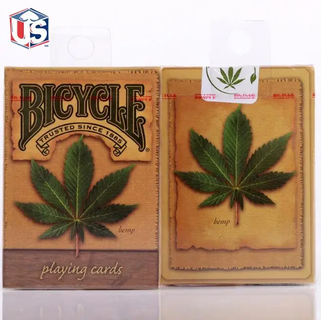 

Free shipping Hemp Edition BICYCLE Premium Poker Playing Cards Deck BRAND NEW & SEALED Magic Tricks