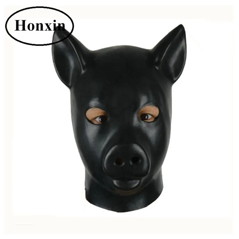 

2019 Hot pig year mascot pig mask latex full head animal mask