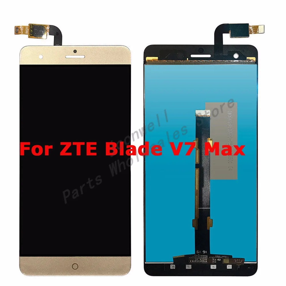 

For ZTE Blade V7 Max 100% Tested Good Quality LCD Display Touch Screen Digitizer Full Assembly Blade V7 Max LCD Assembly