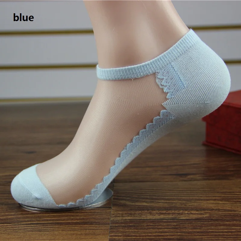 

Fashion Style Cotton Socks Ladies Invisible Lace Summer Socks Crystal Glass Ankle Girls Female Socks Slippers Socks 8z-wz0201