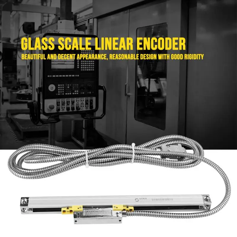 KA500 170mm Linear Glass Scale Linear Encoder for Milling Lathe Machine