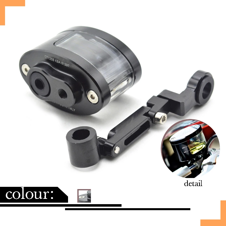 

Brake Fluid Reservior Motorcycle Scooter Sport Bike Street Bike Dirt Bike Brake Clutch Oil Fluid Tank Oil Cup For APRILIA RS 125