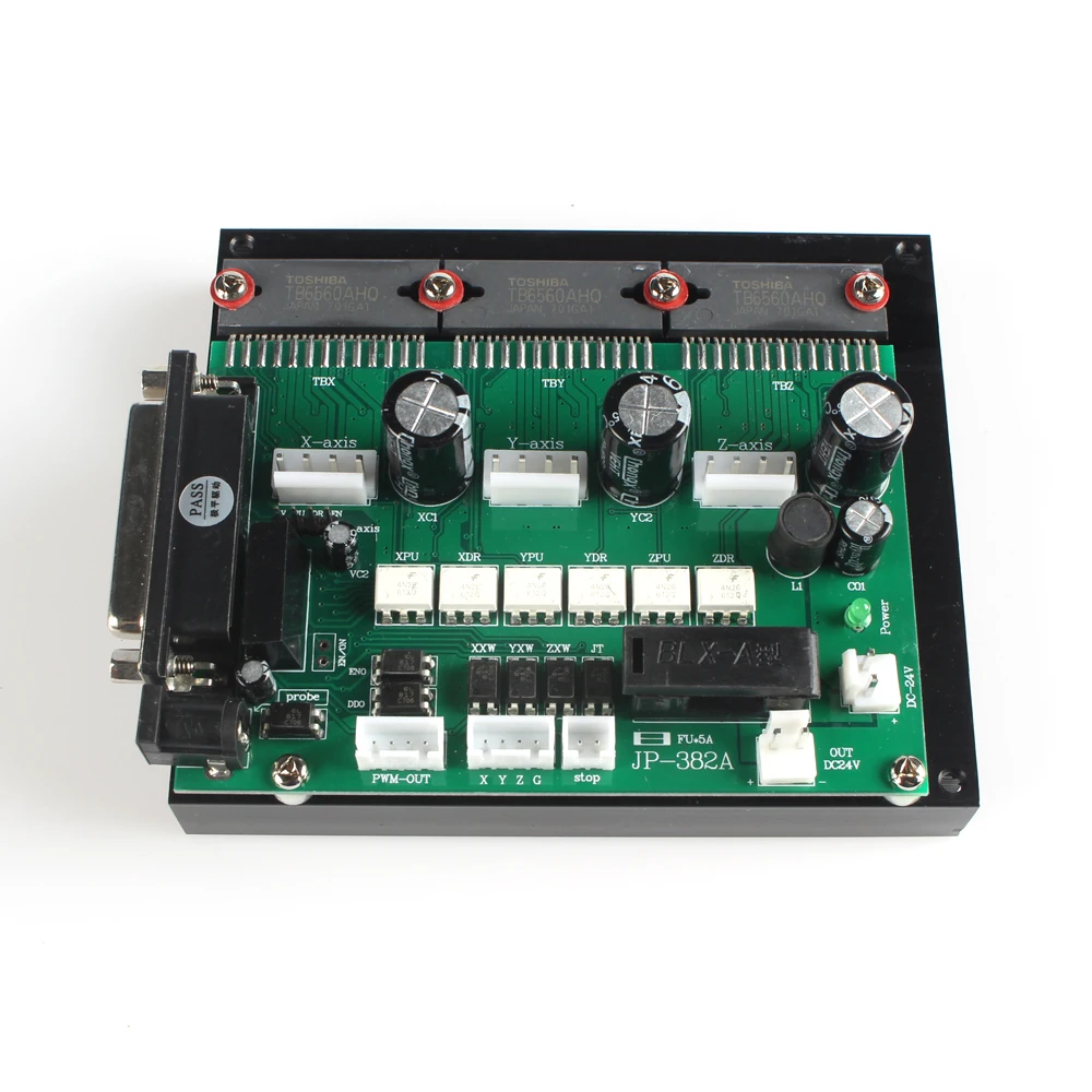 

USB CNC 3 Axis Motor Stepper Drive Controller Board JP-382A Drive for Mini CNC 3040 Wood Machine CNC Manufacturer Supplier