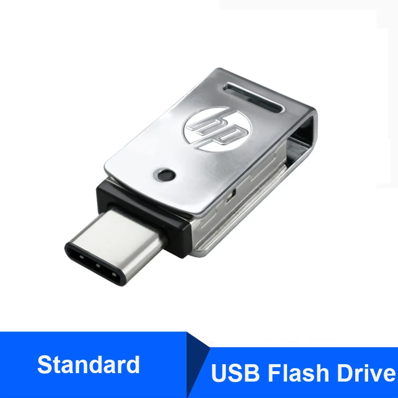 Hp USB Flash drive 128 gb usb stick водонепроницаемый flashdrive флэш-логотип автомобиля подходит для ноутбуков и настольных компьютеров флешки 128 gb - Цвет: X5000M-128GB