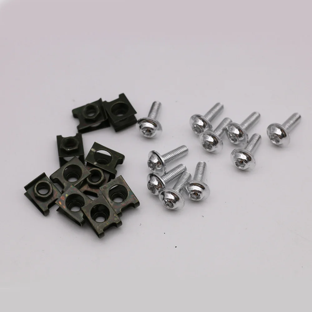 Motorcycle Scooters Fairing Body Work Bolts Nuts M6 6MM Spire Speed