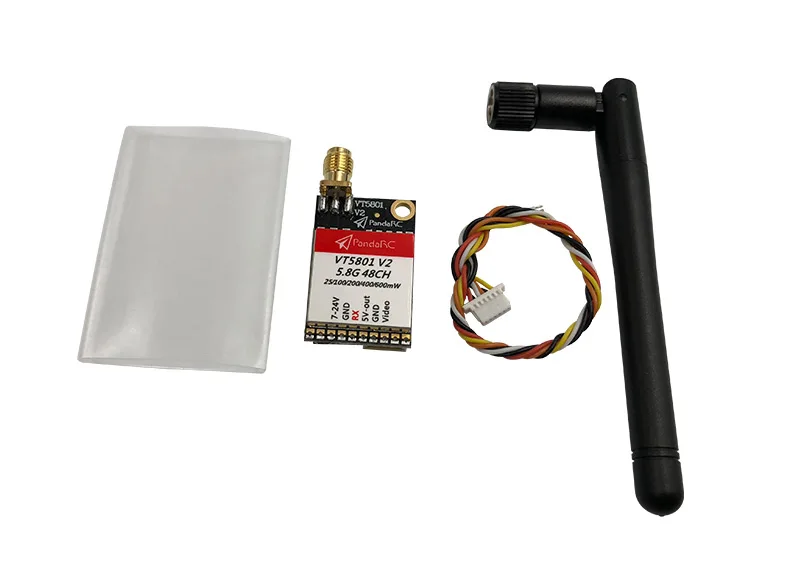 Видеопередатчик PandaRC VT5801 v2 VT5805 FPV 5 8G 48CH 25/100/200/400/600 МВт переключаемый OSD