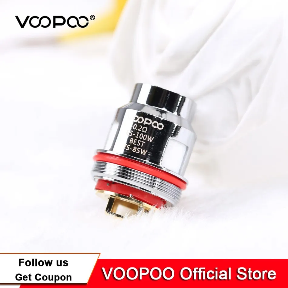 5 шт./упак. VOOPOO Uforce катушки 0.13ohm N1 0.2ohm N3 0.4ohm U2 0.6ohm P2 катушки для Uforce T2 бак перетащите 2 Перетащите мини