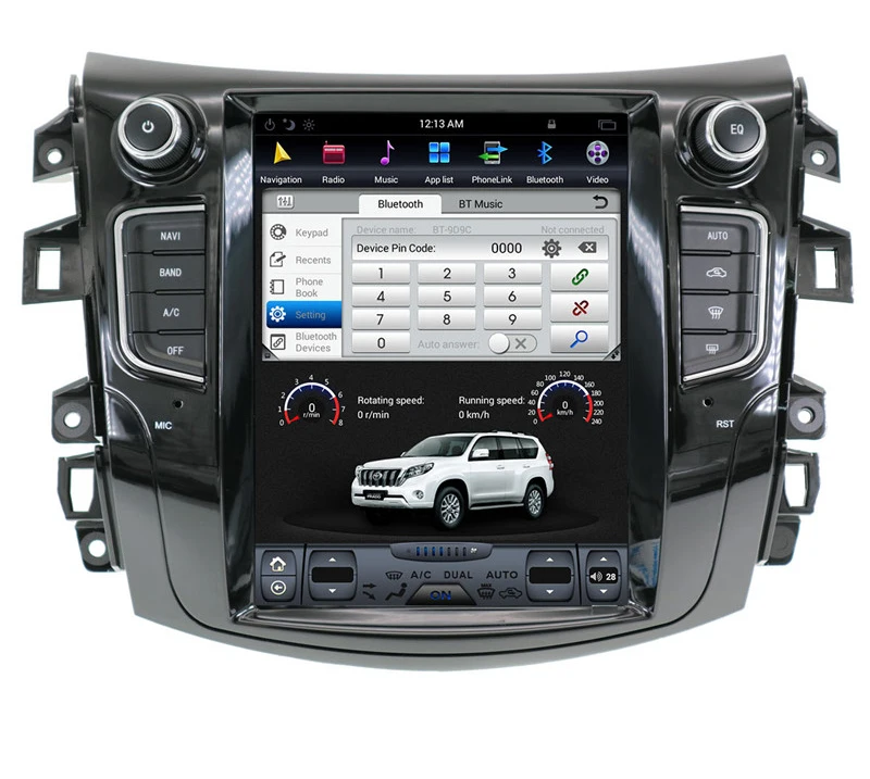 

10.4" tesla style vertical screen android 8.1 Six core Car GPS radio Navigation for Nissan Navara NP300 Terra Renault Alaskan
