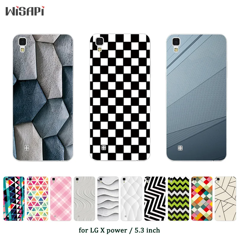 

Phone Case for LG X Power Cases K220 Phone Shell LS755 Square Printed Back Cover for K220 LS755 Phone Skin Silicone TPU