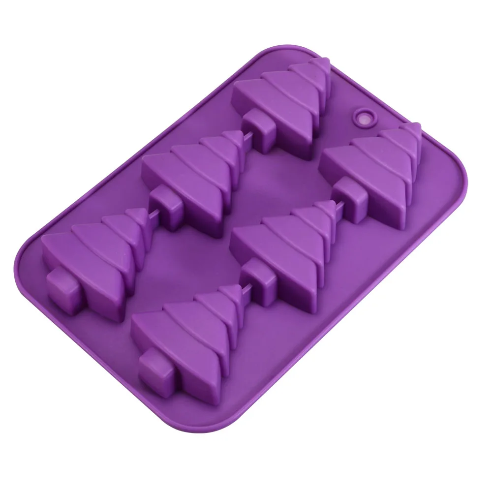 P0345T0912A detail silicone mold christmas tree purple 01