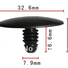 100 шт. автомобильные крючки решетка радиатора футляр для ретейнера для Chrysler 2998430