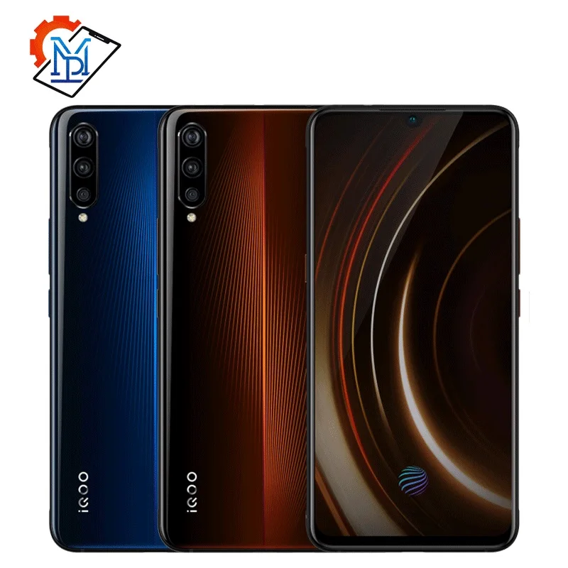 Vivo iQOO мобильный телефон 6,4" AMOLED 6G/8G/12G ram 128G/256G Восьмиядерный Snapdragon 855 Android 9 4000mAh NFC Смартфон