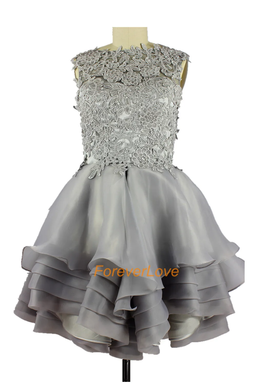 Teens Silver Formal Dresses