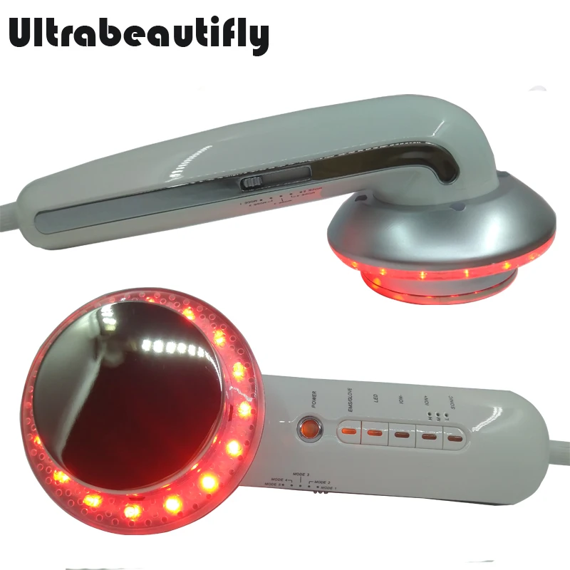 

Galvanic Ultrasonic Photon Ion Fat Burn Anti Cellulite Stretch Mark Wrinkle Removal Face Body Slim Skin Firmness Beauty Machine