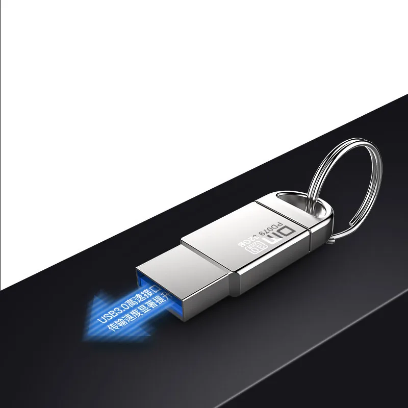 Бесплатная доставка DM PD079 16 ГБ 32 64 128 USB флеш накопители Металл 3 0 Высокоскоростная
