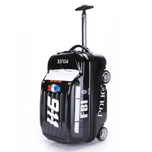 Новинка года, Детский чемодан на колесиках с мультипликационным принтом, Детский чемодан на колесиках, чемодан для верховой езды для мальчиков и девочек, школьная сумка на колесиках для студентов