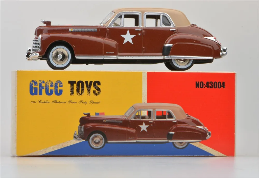 GFCC игрушки 1:43 1941 Cadillac Fleetwood серия Sixty модель автомобиля из специального сплава