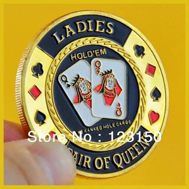 

Card Protector, Texas Holdem Accessories, Ladies QQ (G)