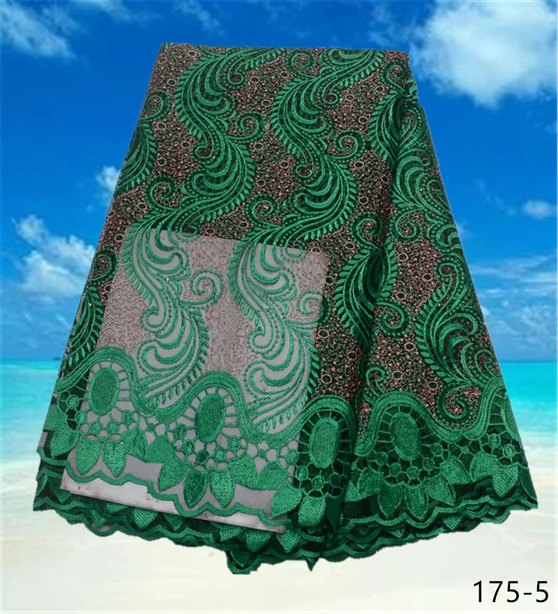 

African Tulle Lace Fabric 2019 African French Lace Fabric High Quality Nigerian Embroidery Tulle French Lace 175