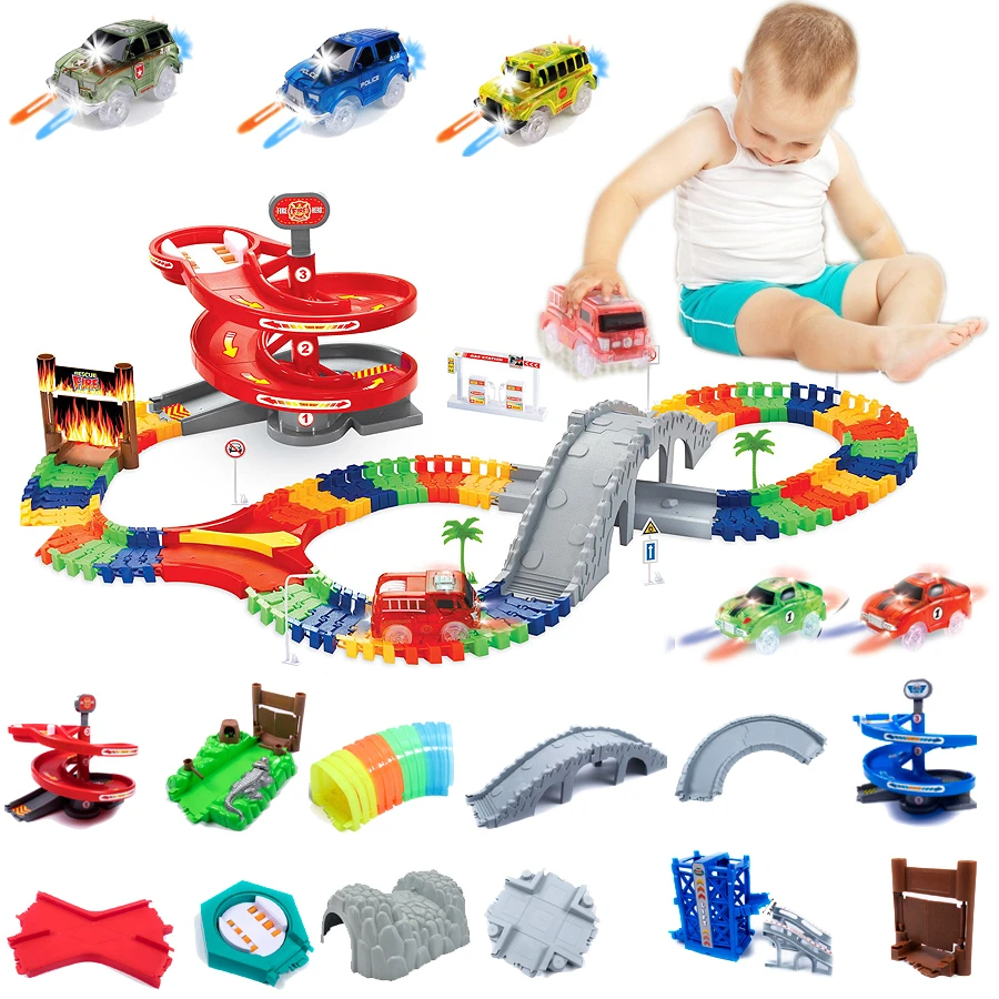 flexible race car track