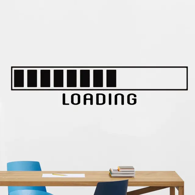 LADEN vinyl wand beschriftungs zitat deco warten lustige schlafzimmer