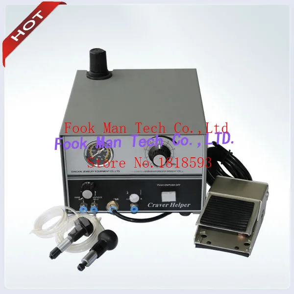 free shipping Tools Graver With 2 Handpieces Jewelry Engraving Machine