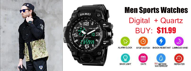 Мужские спортивные часы Chrono обратного отсчета с двойным временем наручные часы мужские водонепроницаемые цифровые часы мужские военные часы Relogio Masculino