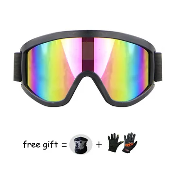 

Motocross Scooter Dirt Bike Quad ATV UV Protection Snowboard Off-road SKI Racing Helmet Goggles+ Personal headscarf