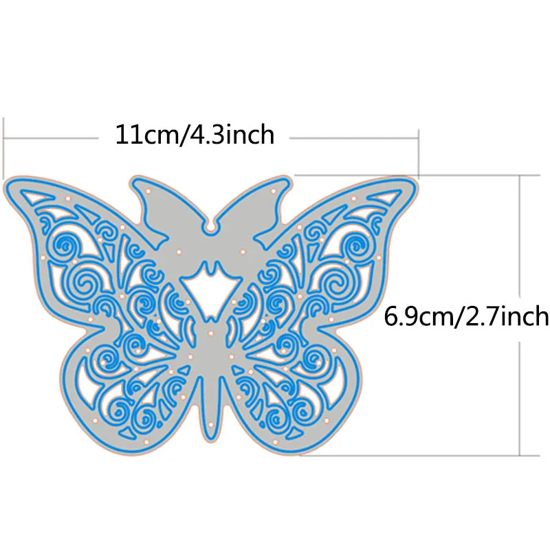 Металлические режущие штампы с бабочкой, новинка, трафарет для поделок с животными, вырезание трафаретов для рукоделия, 3D, свадебная бумага, всплывающая карта, изготовление скрапбукинга