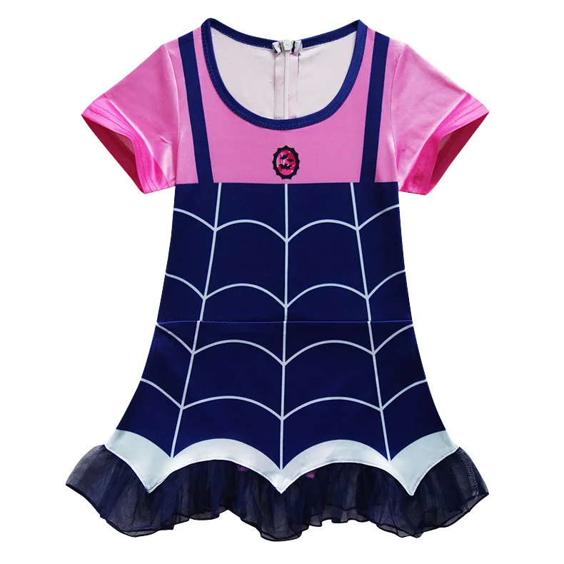

2018 New Summer Princess Dress Girls Swimsuit Cartoon Vampirina Cosplay Child Swimming Jumpsuits Party Fashion Costumes
