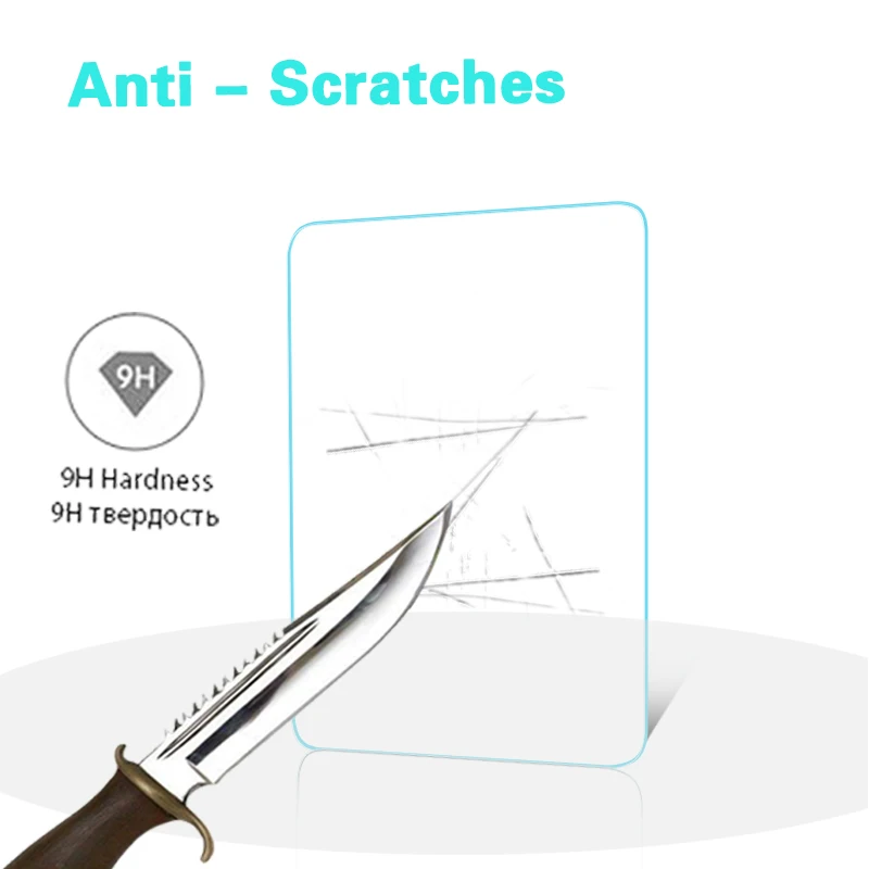 

2017 9H Tempered Glass film for CUBE T8 8.0" Tablet PC Anti-shatter front Screen protector films HD lcd screen protective films