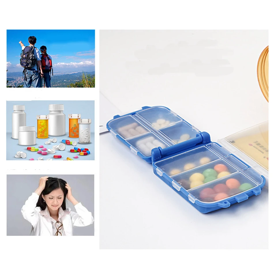 Дорожные аксессуары портативный мини-многоцелевой Творческий Упаковка для лекарств унисекс Безопасность защитная упаковка органайзеры