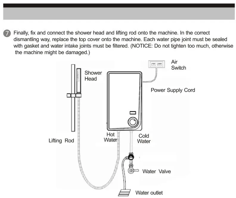 Chuveiro eletrico котлы для горячей воды электрический Tankless Ванная комната Кухня раковина умывальник горячий душ нагреватель высокое energygrade