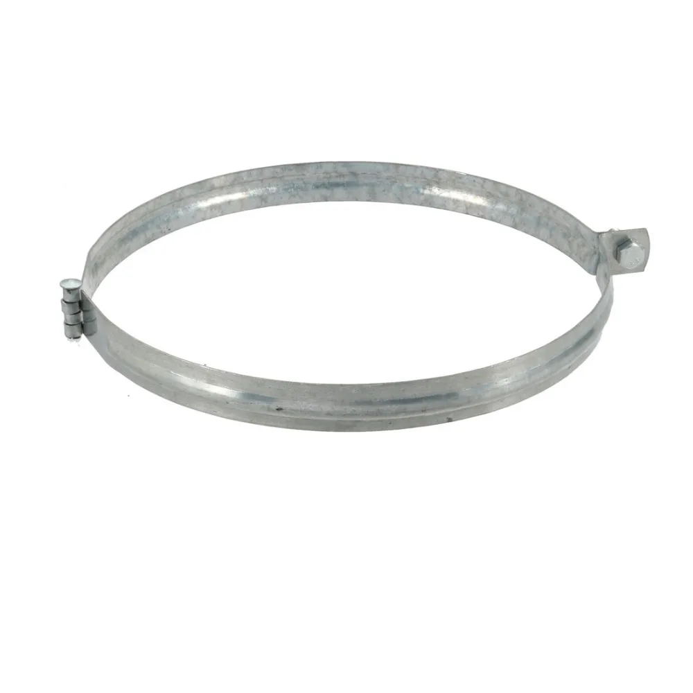 

UXCELL 1PCS Iron Zinc Plated Hose Clamp Silver Tone For 220mm Outer Dia Tube Pipe To Wires Cables Pipes Tubes Clamps Hardware