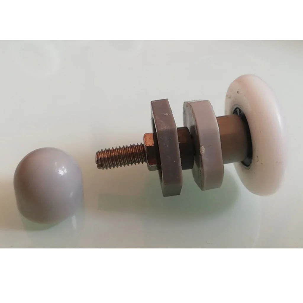 4pcs Bath Shower Door Roller Wheel RunnerS Dia. 27mm DIY for Smooth Sliding