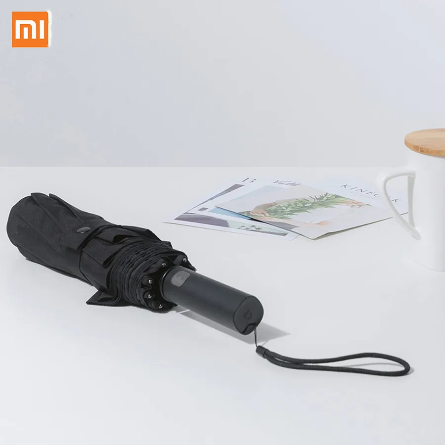 Xiaomi зонт автоматический Солнечный дождливый шмбершот алюминиевый ветрозащитный