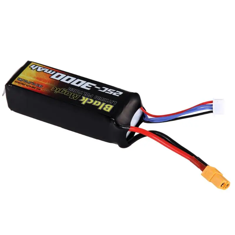 

3000mAh 11.1V 25C Lipo Battery XT60 Plug Remote Control Aircraft Replacement Battery For DJI Phantom FC40 X350 CX-20 Quanum Nova