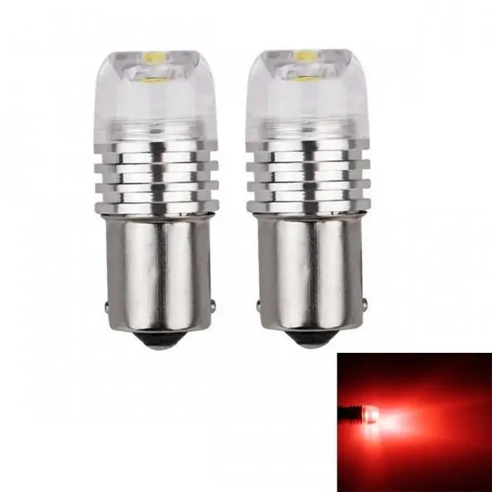 

FYSZ BA15S Car LED 1156 P21W 3W Red Light COB LED Stoplight Automobile Brake Turn Signal Light Taillight (2 PCS / DC12V)