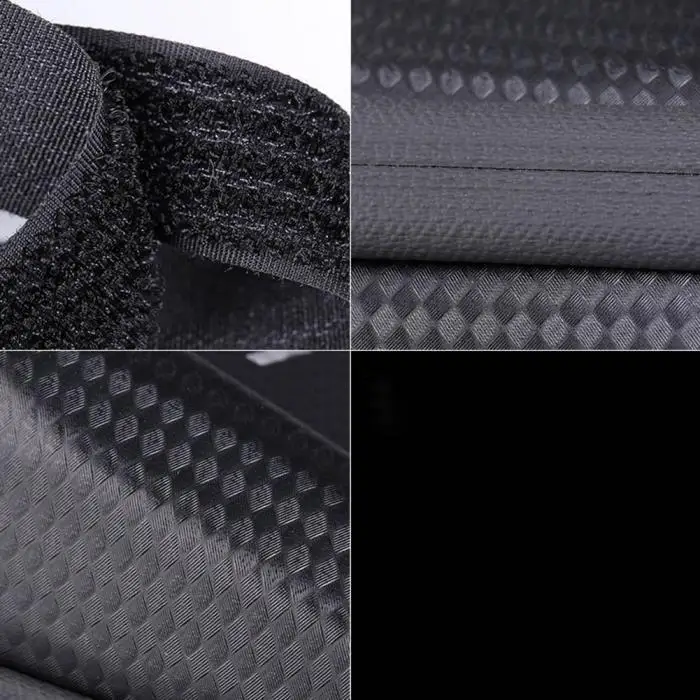 Discount Newly Bike Front Beam Bag Waterproof EVA Wear-resistant Carbon Pattern Bicycle Bag  C55K Sale 4