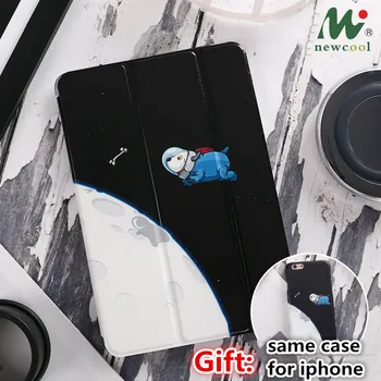 

Space Dog Magnet Flip Cover For iPad Pro 9.7 11 air 10.5 10.2 12.9 Mini2 3 4 5 2019 Tablet Case for New iPad 9.7 7th 2017 2018