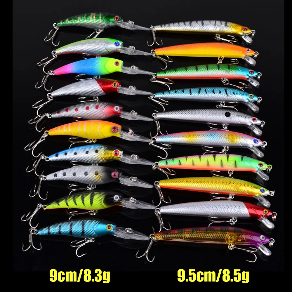 Приманка для рыбалки 20 шт./компл.|baits tackle|minnow lurecrank bait |