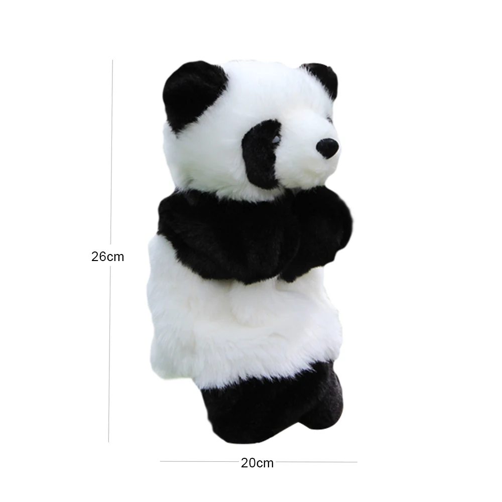 Animal Hand Puppets Panda Puppets Baby Toys Stuffed Baby Plush Toys Happy Family Fun Hand Kids 5