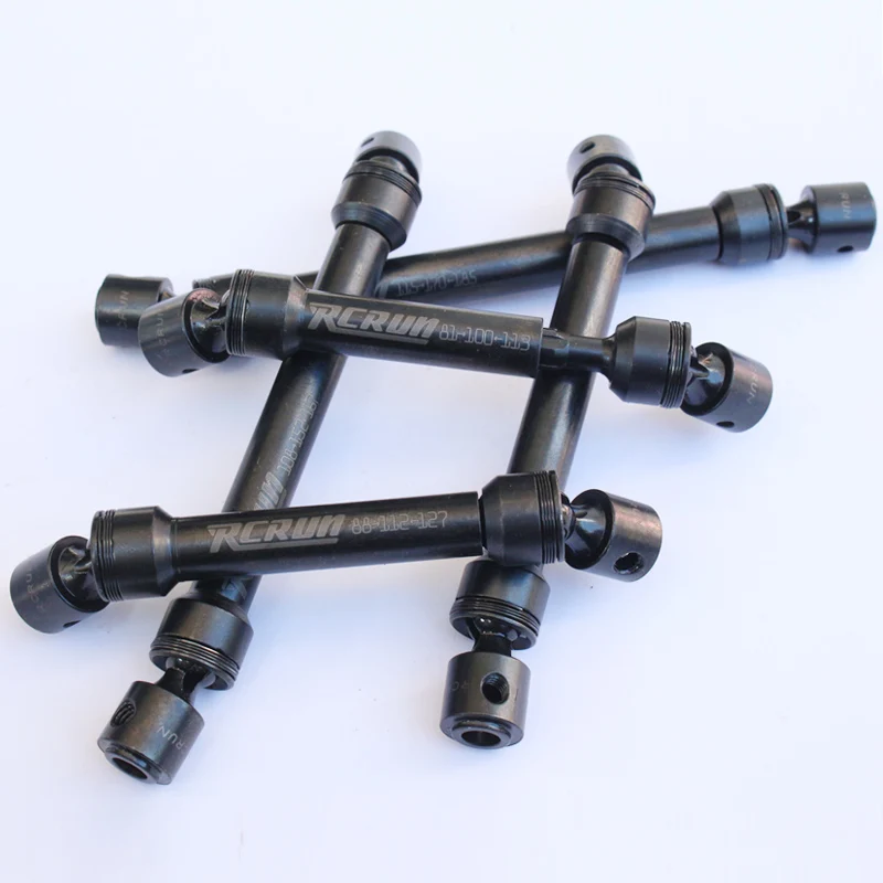 Rc crawler model car metal CVD-transmission shaft assembly for 1/10 rc axial scx10 2 ii 90046/47 traxxas trx4 4wd D90 toys truck