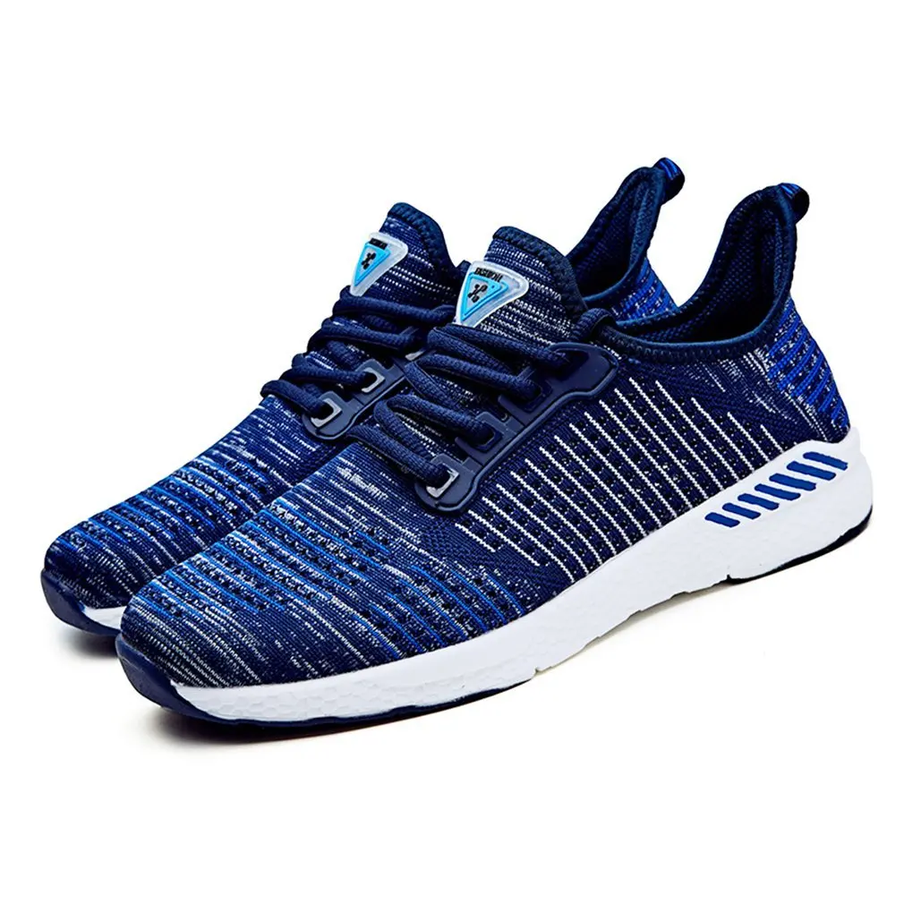 

Fashion Casual Breathable Mesh Flat Shoes Comfortable Running Sports Shoes For All Season Daily Wear Lace-up Jogging Sneakers