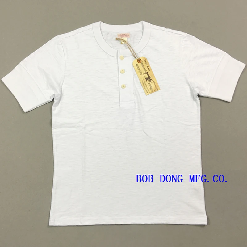 Bob Dong Vintage Salt /& Pepper Gray Shirts Summer Men/'s Short Sleeve Tee Shirt