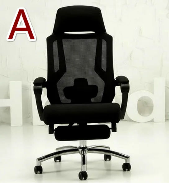تعديل مسند مريح تنفيذي قطب مكتب الرئاسة مستلق كرسي الكمبيوتر شبكة الكذب رفع bureaustoel ergonomisch
