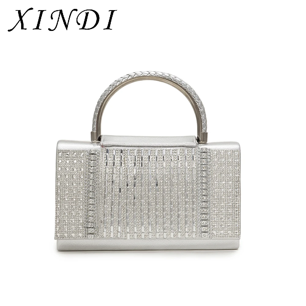 

female vintage tote bag ladies shoulder bags luxury handbag women bags designer with chain for party Daily silver and Gold color