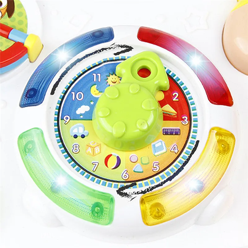  Baby Multi-function Early Education Study Table Light Music Giraffe Study Table Baby Educational To